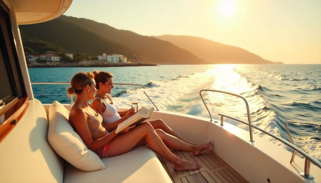 Future of autonomous yachts relaxation